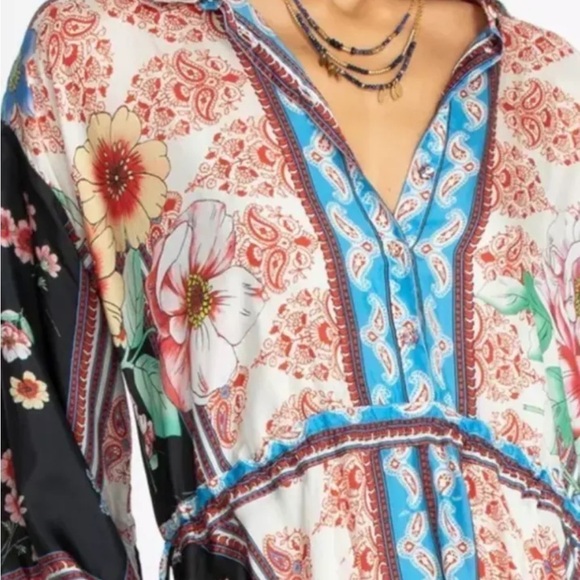 Johnny Was silk Geana Patsy dress NWT - Picture 11 of 14